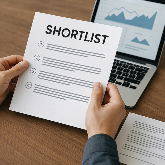 Get a custom shortlist